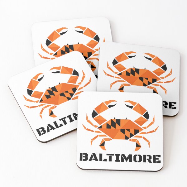 Item preview, Baltimore Geometric Crab City Pride Design designed and sold by CreativeHymms.