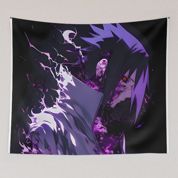 Item preview, Powerful Ninja with Dark Energy – Epic Anime Style designed and sold by Dyan4.