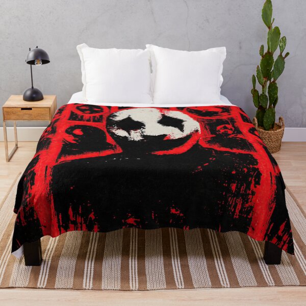 Item preview, Sinister Red and Black Clown Portrait designed and sold by Piotrek0001.