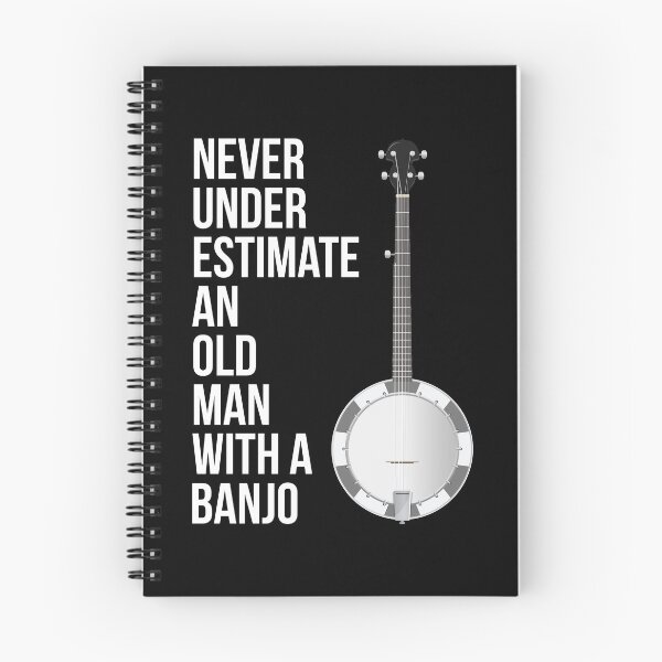 Item preview, Never Underestimate An Old Man With A Banjo T-Shirt for Men designed and sold by Best Tees.