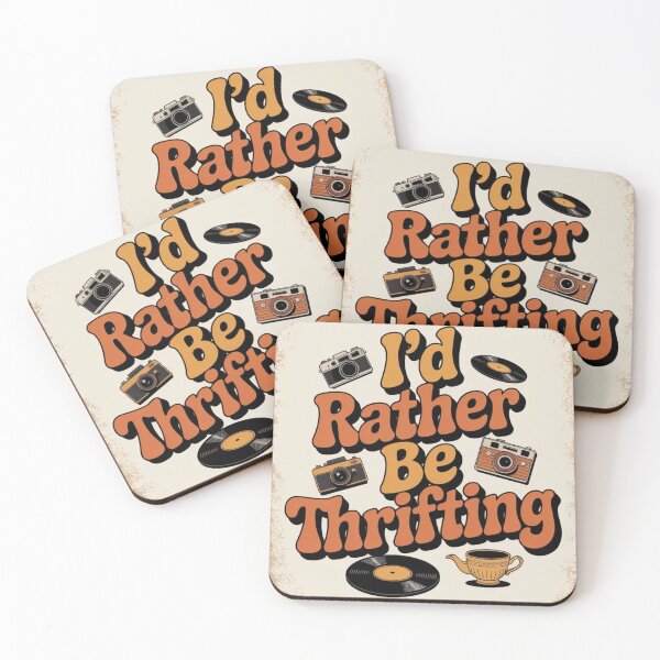 Item preview, Vintage I’d Rather Be Thrifting designed and sold by Tom-Apex-Art.