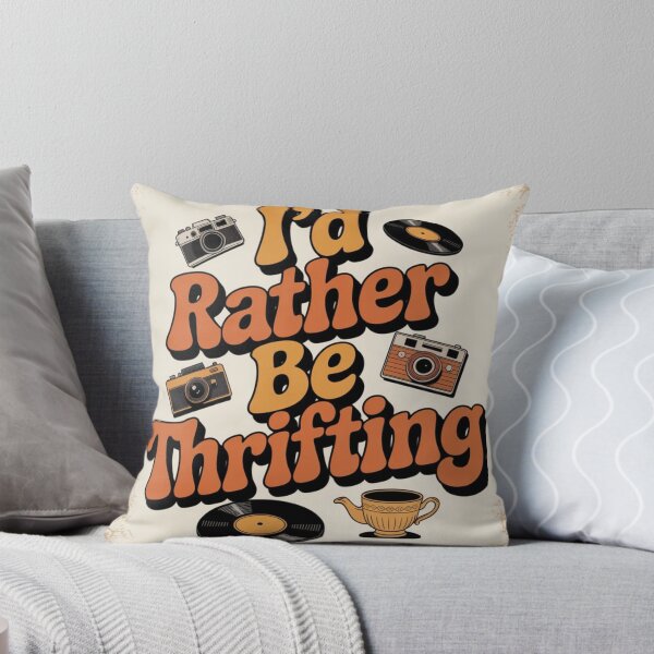 Item preview, Vintage I’d Rather Be Thrifting designed and sold by Tom-Apex-Art.