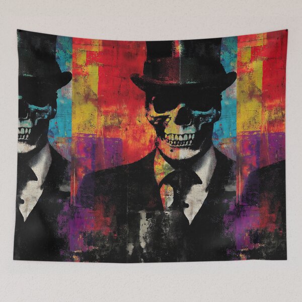 Item preview, Dapper Skeleton in Suit Painting designed and sold by Piotrek0001.