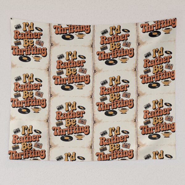 Item preview, Vintage I’d Rather Be Thrifting designed and sold by Tom-Apex-Art.