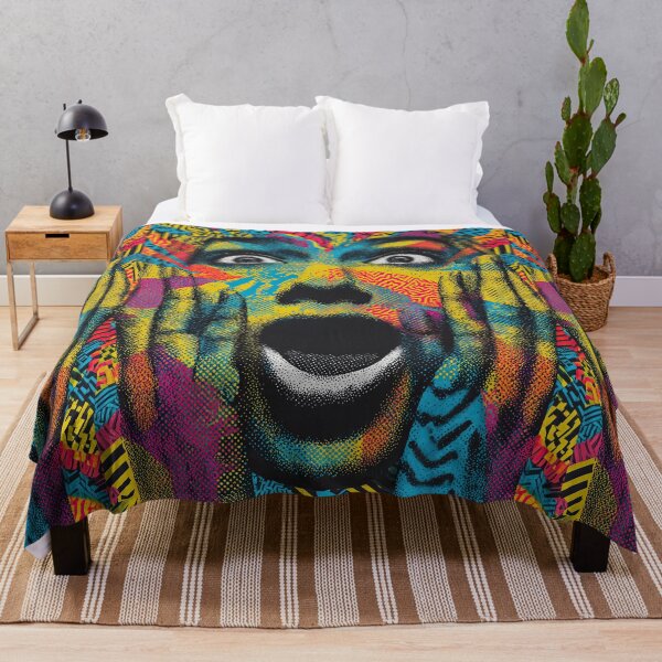 Item preview, Psychedelic Pop Art Scream Portrait designed and sold by Piotrek0001.