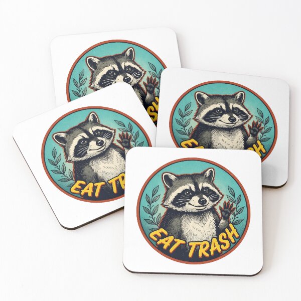 Item preview, Eat Trash Raccoon – Sarcastic Trash Panda Meme with Chaotic Energy designed and sold by GiftsCreek.