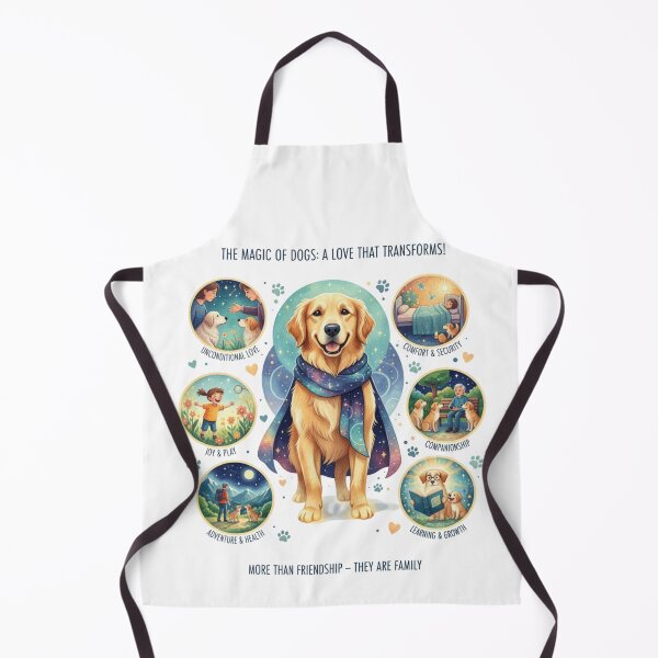 Item preview, The Magic of Dogs – A Love That Transforms Heartwarming Dog Illustration designed and sold by Gurjeetpixelart.