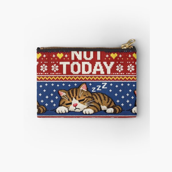 Item preview, Tired Cat – Humorous saying in knitted style designed and sold by Mauswohn.