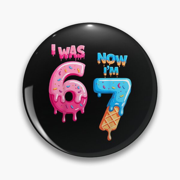 Item preview, 7 Year Old Birthday i was 6 Now I'm 7 6 7 Funny for Kids designed and sold by Juansustait.