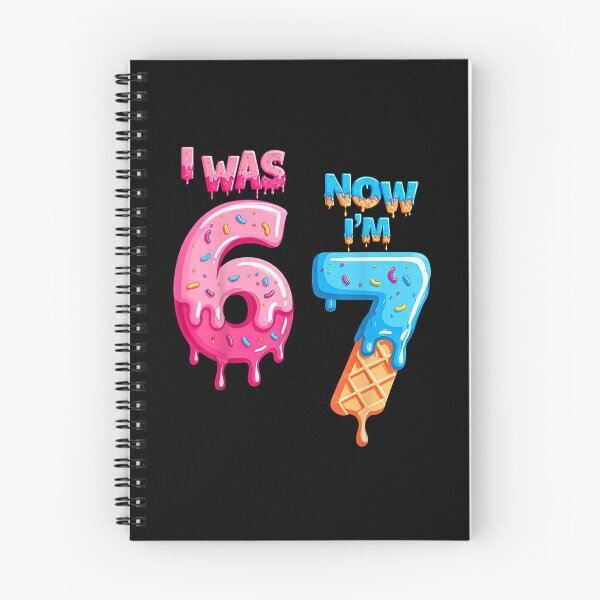 Item preview, 7 Year Old Birthday i was 6 Now I'm 7 6 7 Funny for Kids designed and sold by Juansustait.