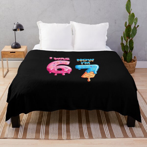 Item preview, 7 Year Old Birthday i was 6 Now I'm 7 6 7 Funny for Kids designed and sold by Juansustait.