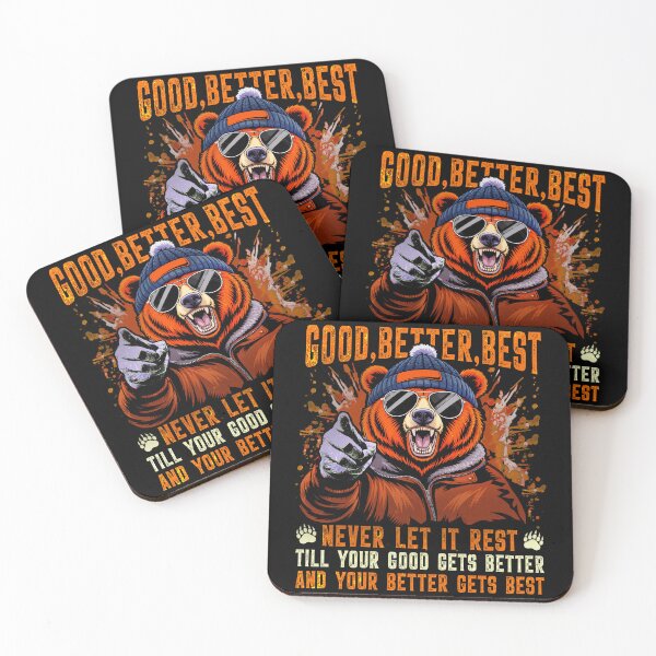 Item preview, Good Better Best Never let it Rest Quote for Men Women designed and sold by PrettyInk.