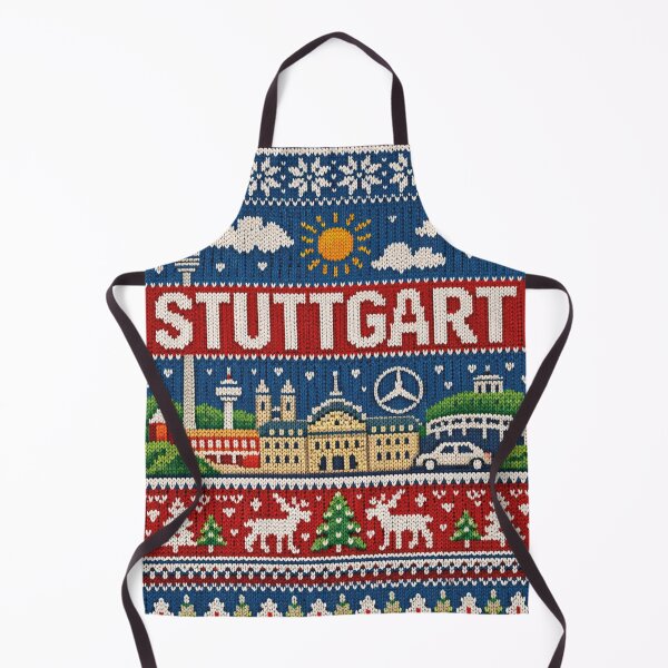 Item preview, Stuttgart Skyline Knitted Picture – Urban Baden-Württemberg Design designed and sold by Mauswohn.