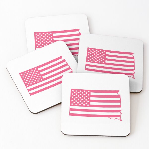 Item preview, South Dakota USA Flag Silhouette – Stars and Stripes State Outline designed and sold by Paper Drip.