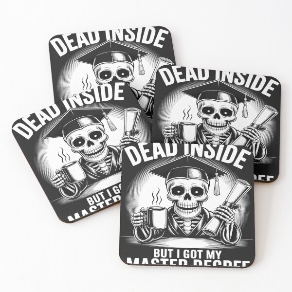 Item preview, Dead Inside But I Got Master Degree Survivor Graduation Day designed and sold by lamsaoniutoi.