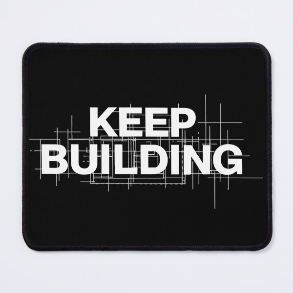 Item preview, Keep Building Wealth Blueprint Typography – Finance & Hustle Motivation designed and sold by FelixnRobinus.