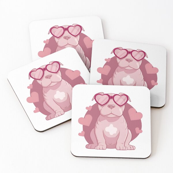 Item preview, Sweet Love Amstaff Heart Shirt designed and sold by PrintsGoFunky.