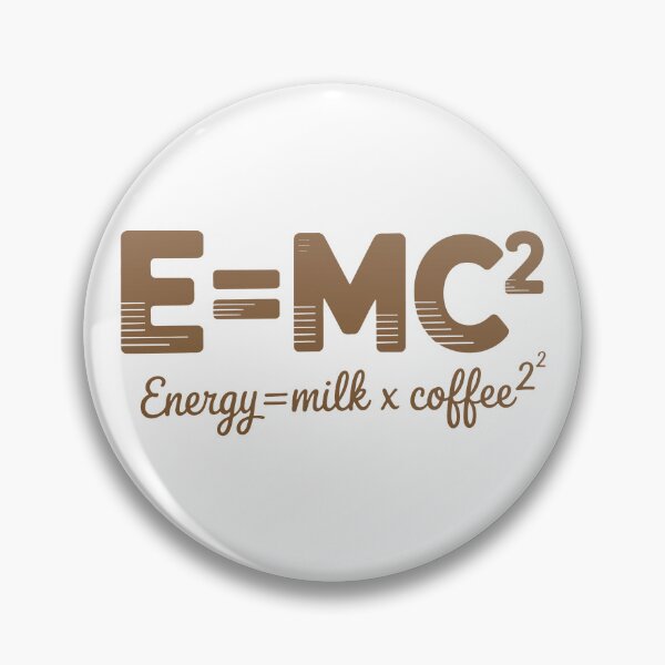 Item preview, E = MC² Coffee Energy Equation designed and sold by MonkiFlipp.