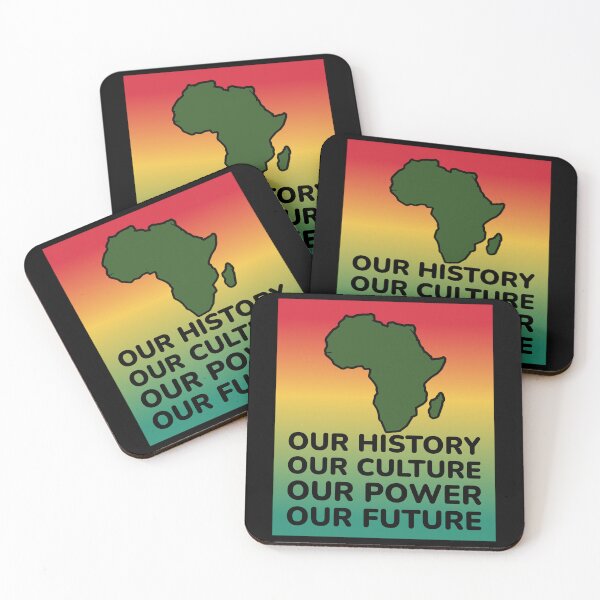 Item preview, Our History Our Culture Our Power Our Future – Africa Pride Black History Month Phrase designed and sold by Shape Snip Studio.