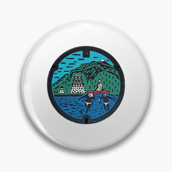 Item preview, Odawara City ver. 1, Kanagawa manhole cover designed and sold by blahdeedah.