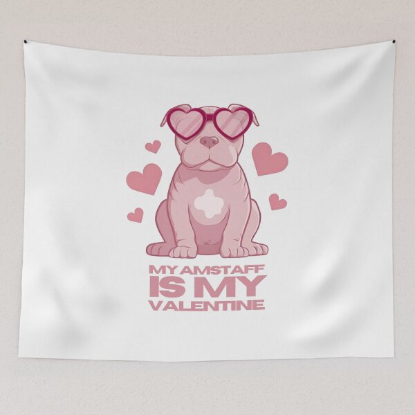 Item preview, Sweet Amstaff Love Valentine Shirt designed and sold by PrintsGoFunky.