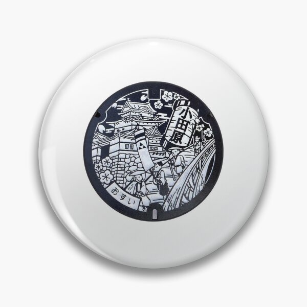 Item preview, Odawara City ver. 3, Kanagawa manhole cover designed and sold by blahdeedah.