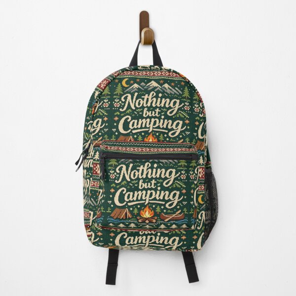 Item preview, Camping Adventure – Fun knitted picture for outdoor fans designed and sold by Mauswohn.