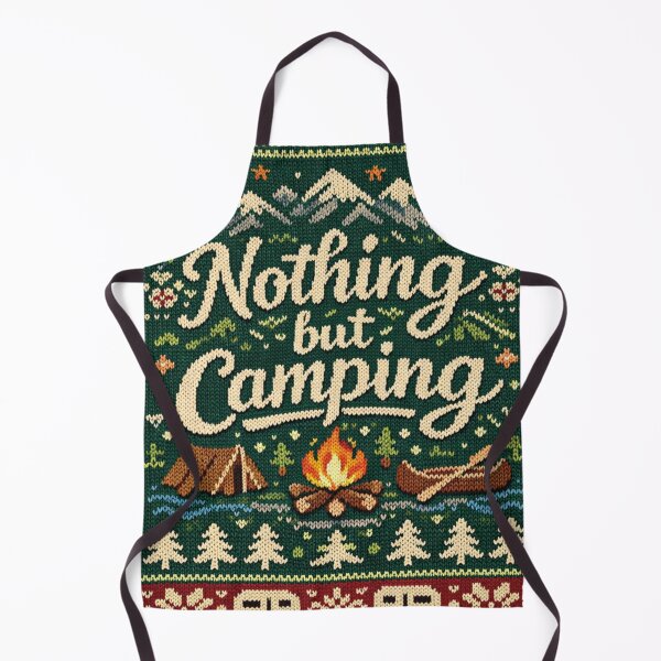 Item preview, Camping Adventure – Fun knitted picture for outdoor fans designed and sold by Mauswohn.