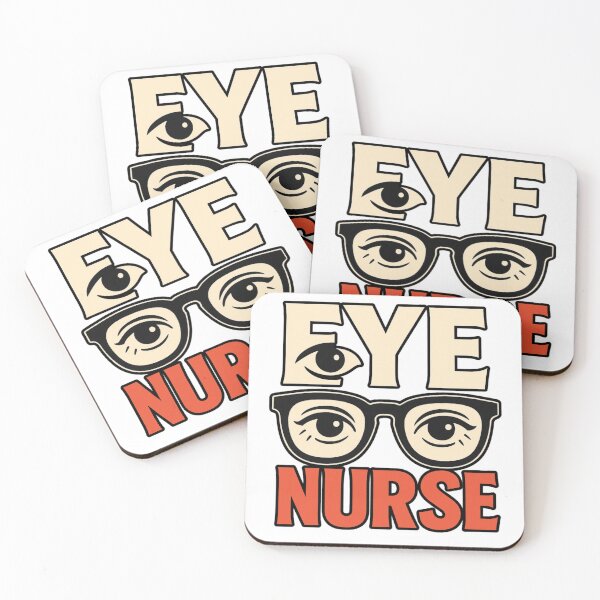 Item preview, Eye Nurse – Feminine Typography Badge designed and sold by KivaroArt.