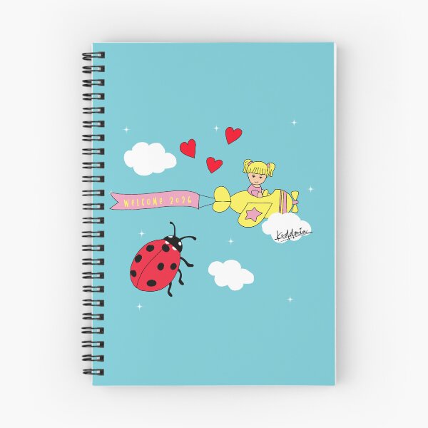 Item preview, Mystical Kawaii Ladybug — Spiritual Good Luck Girl Illustration for Dreamers designed and sold by Keddmia.