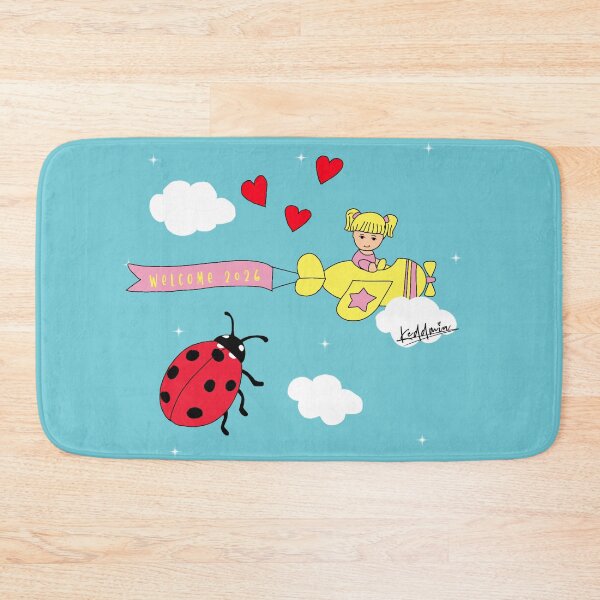 Item preview, Mystical Kawaii Ladybug — Spiritual Good Luck Girl Illustration for Dreamers designed and sold by Keddmia.
