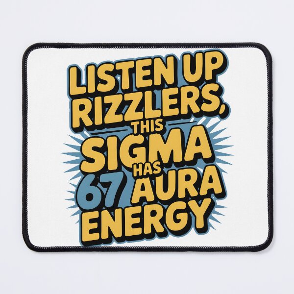 Item preview, Listen up rizzlers, this sigma has 67 aura energy designed and sold by PlanetMarker.