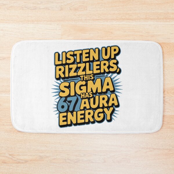 Item preview, Listen up rizzlers, this sigma has 67 aura energy designed and sold by PlanetMarker.
