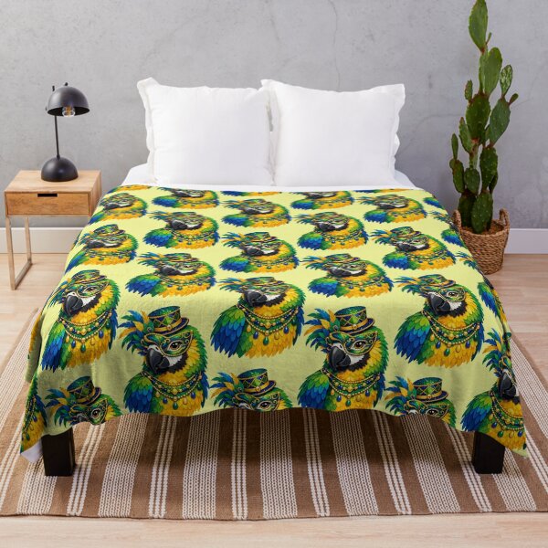 Item preview, Colorful Carnival Parrot – Exotic Masked Bird Dsign designed and sold by PrintandJoy.