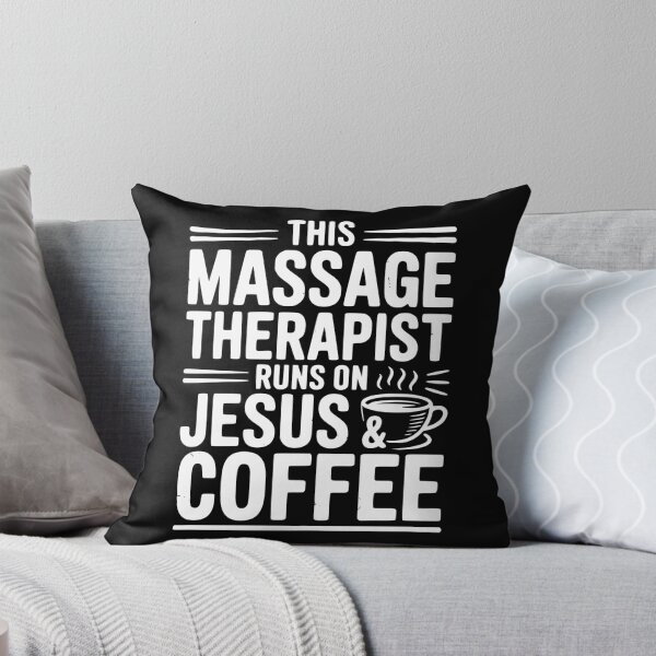 Item preview, This Massage Therapist Runs on Jesus & Coffee designed and sold by Frank Ring.
