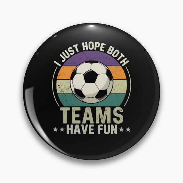 Item preview, I Just Hope Both Teams Have Fun Soccer Match Vintage Retro Sunset designed and sold by HumansStuck12.