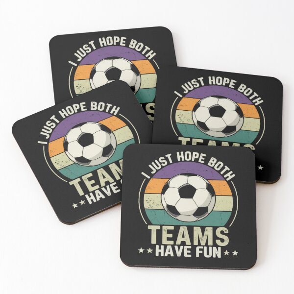 Item preview, I Just Hope Both Teams Have Fun Soccer Match Vintage Retro Sunset designed and sold by HumansStuck12.