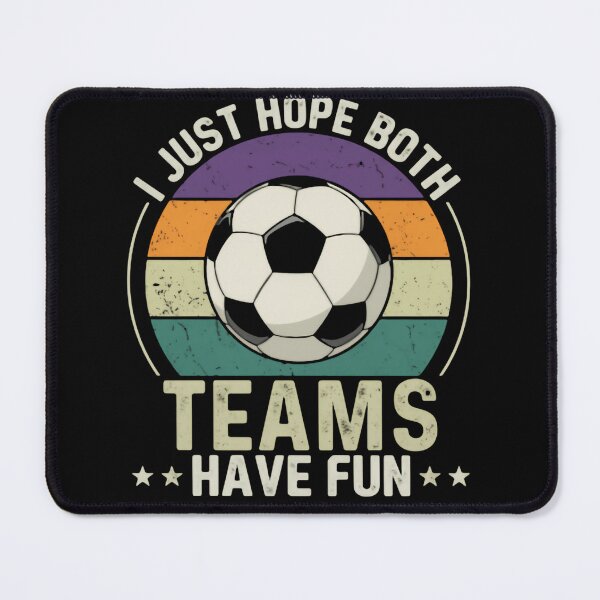 Item preview, I Just Hope Both Teams Have Fun Soccer Match Vintage Retro Sunset designed and sold by HumansStuck12.