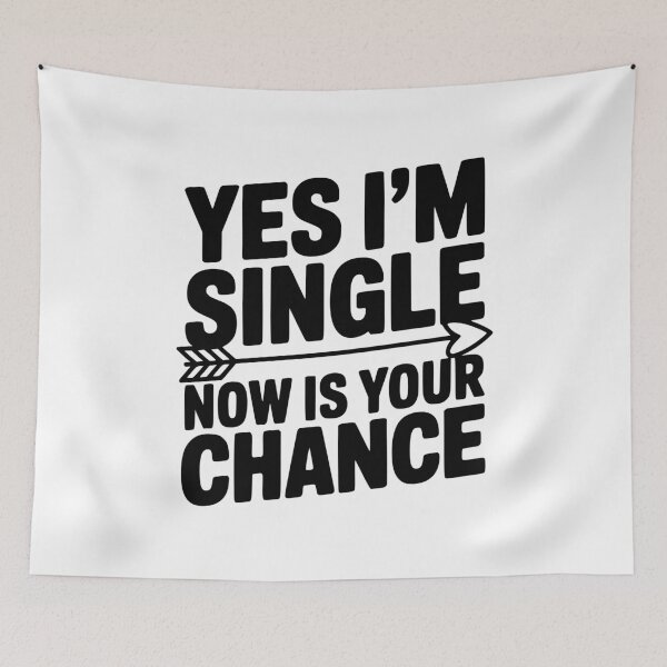 Item preview, Yes I'm Single Now is Your Chance designed and sold by Frank Ring.