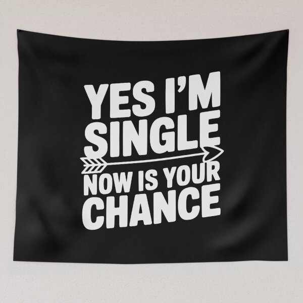 Item preview, Yes I'm Single Now is Your Chance designed and sold by Frank Ring.