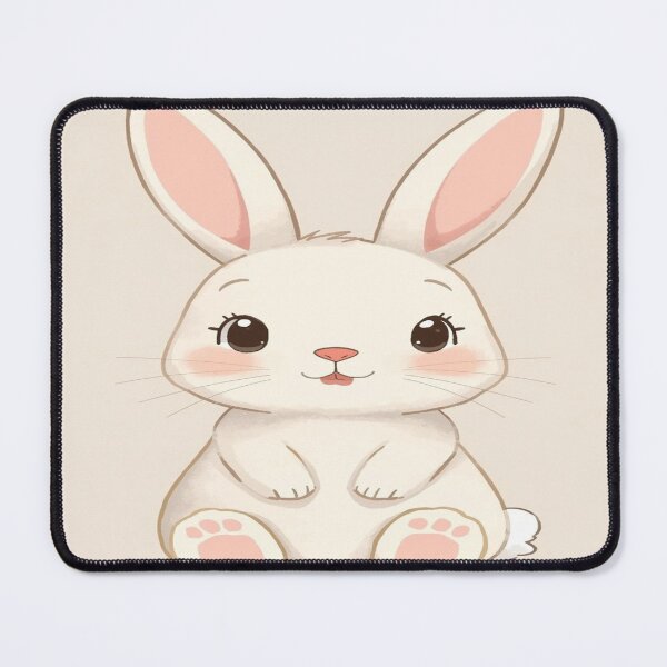 Item preview, Cute Illustrated Bunny in Soft Pastel Colors designed and sold by mari0n980.