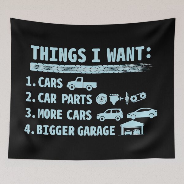 Item preview, Things I Want - Car Parts Enthusiast Auto Mechanic Engine designed and sold by Colorfulman.