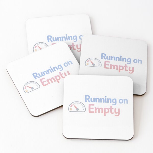 Item preview, Running on Empty – Low Battery Energy Sticker designed and sold by EmotionallyAFK.
