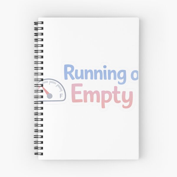 Item preview, Running on Empty – Low Battery Energy Sticker designed and sold by EmotionallyAFK.