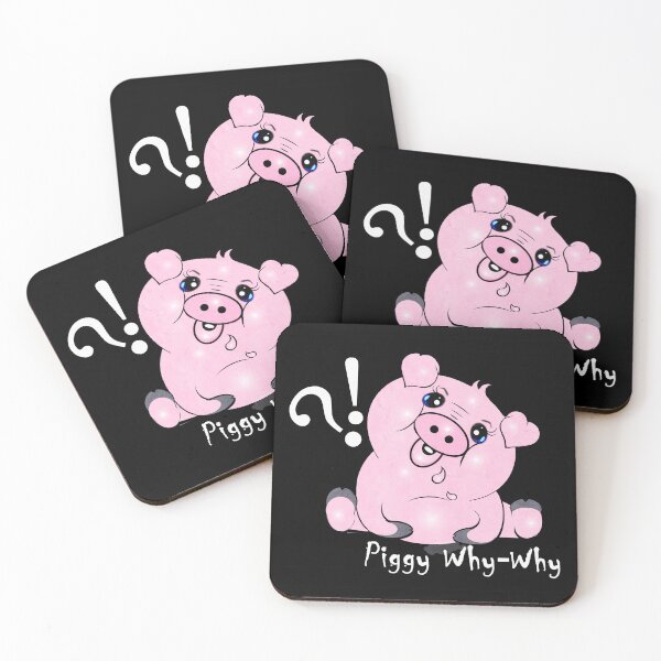 Item preview, Piggy(pig) Why-Why  designed and sold by Shirley cute art .