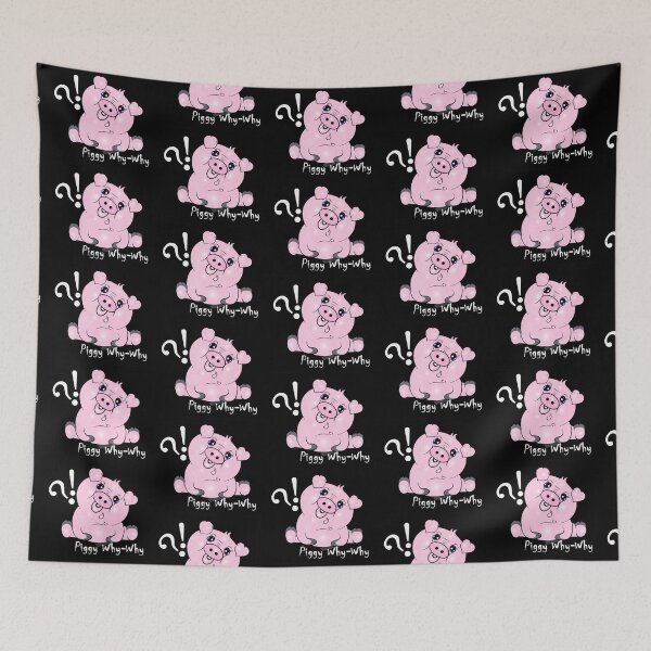 Item preview, Piggy(pig) Why-Why  designed and sold by Shirley cute art .