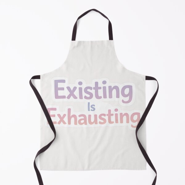 Item preview, Existing Is Exhausting – Relatable Burnout Sticker designed and sold by EmotionallyAFK.