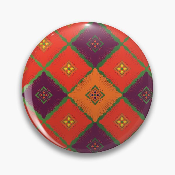 Item preview, Unstoppable Spirit Bold Green & Orange Pattern designed and sold by OIL Pattern Design .
