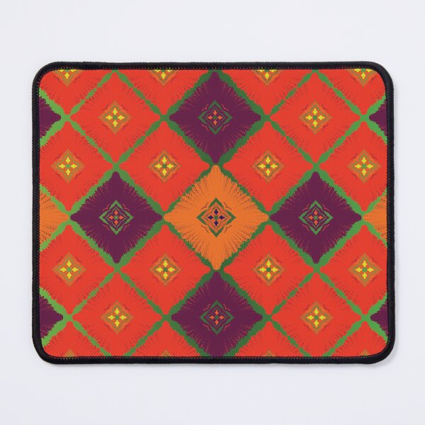 Item preview, Unstoppable Spirit Bold Green & Orange Pattern designed and sold by OIL Pattern Design .