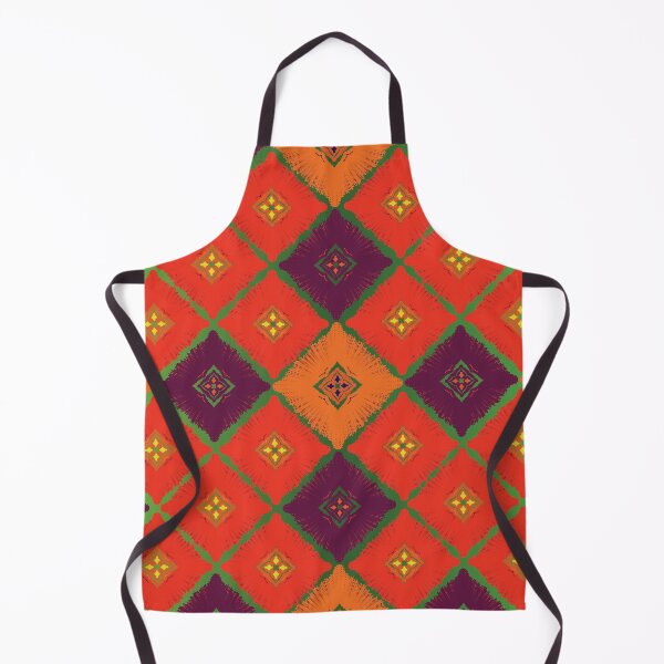 Item preview, Unstoppable Spirit Bold Green & Orange Pattern designed and sold by OIL Pattern Design .